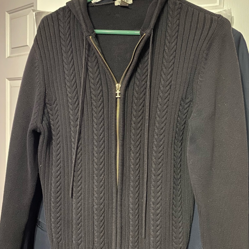 Izod black hoodie jacket